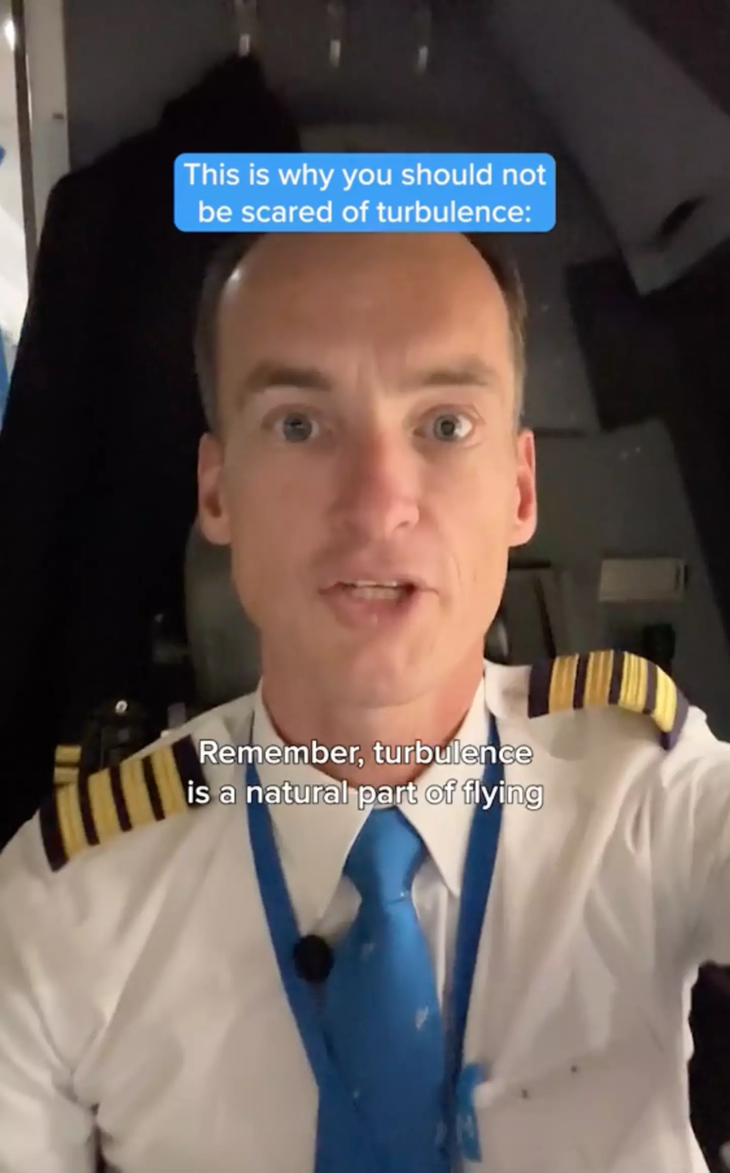 He explained how turbulence works in a TikTok video (