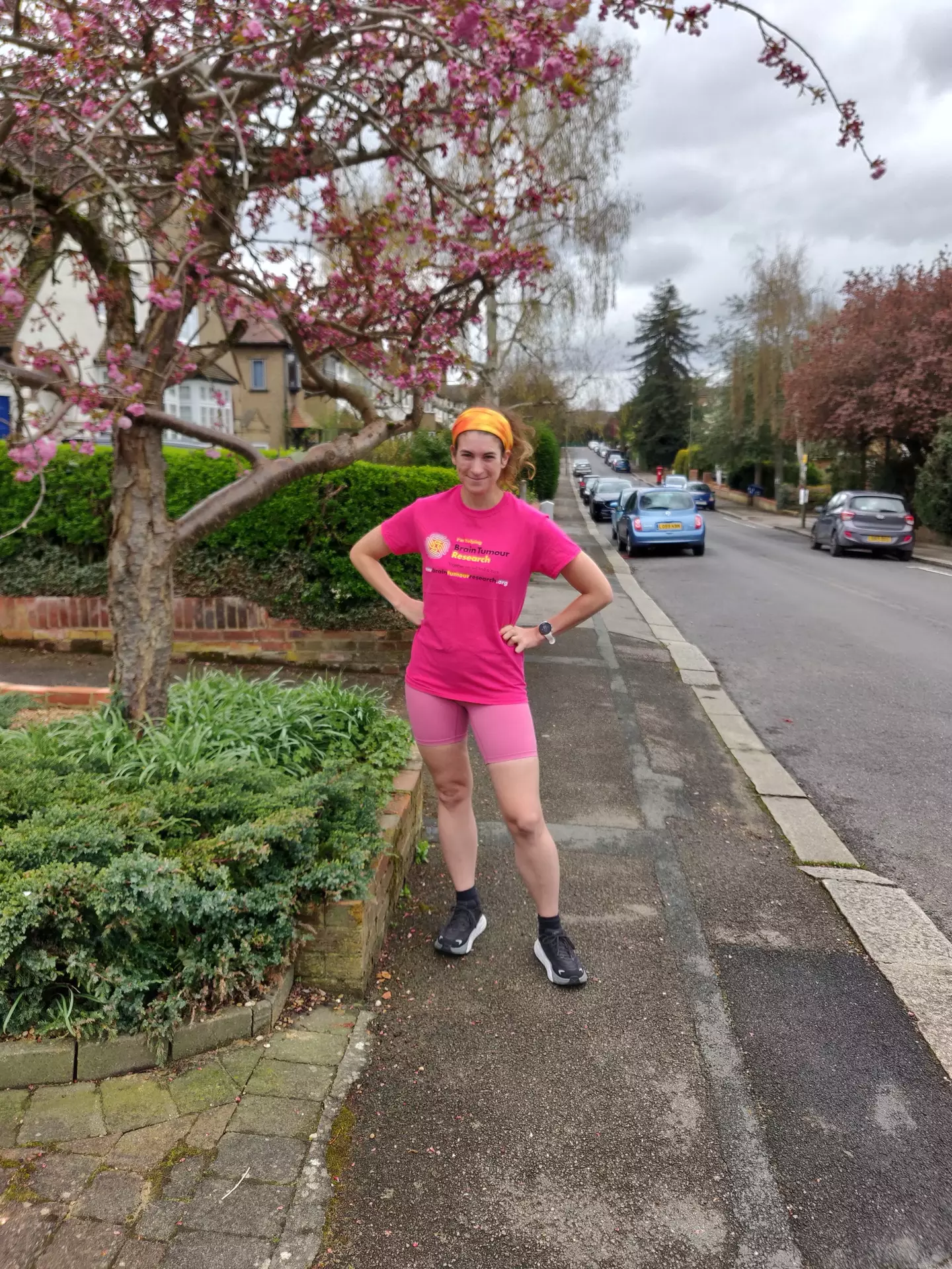 Danielle is getting ready to run the London marathon.