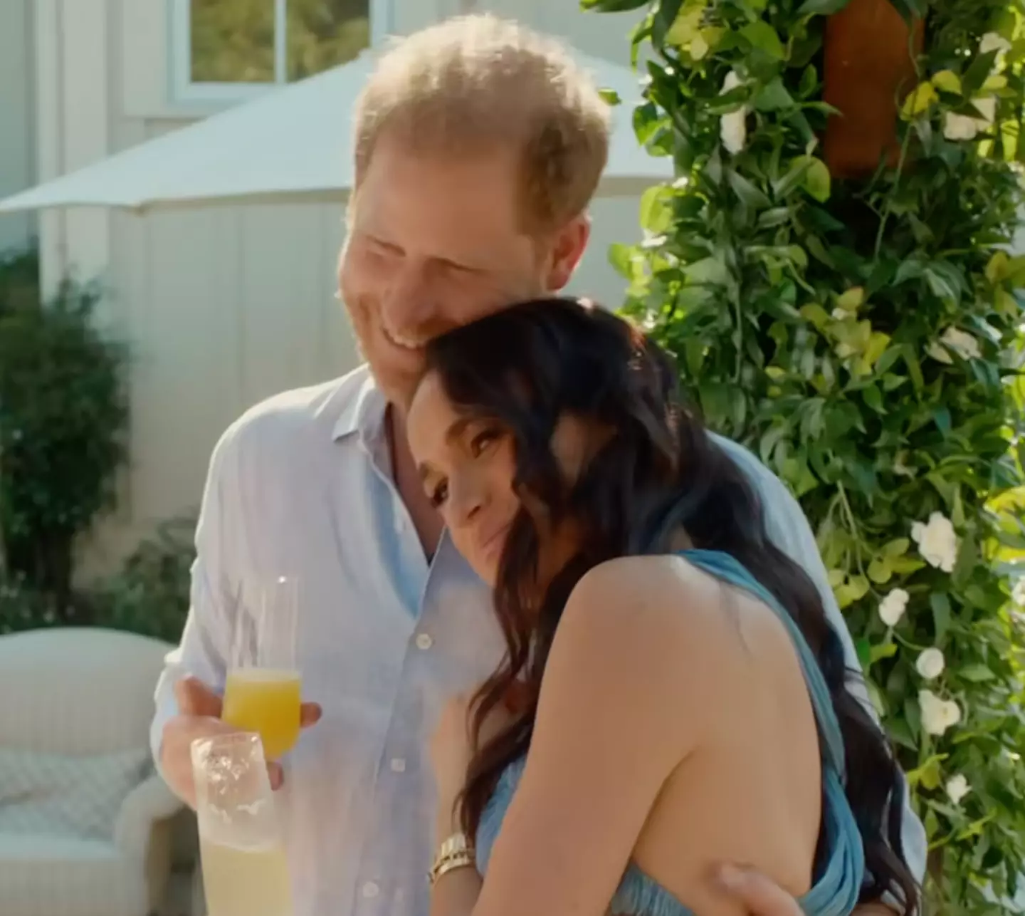 Harry said he prefers Meghan's mum's recipe (Netflix)