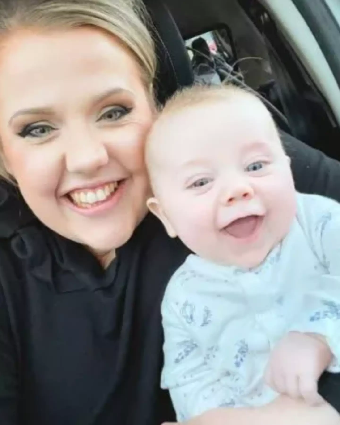 Little Alfie with mum Caroline.