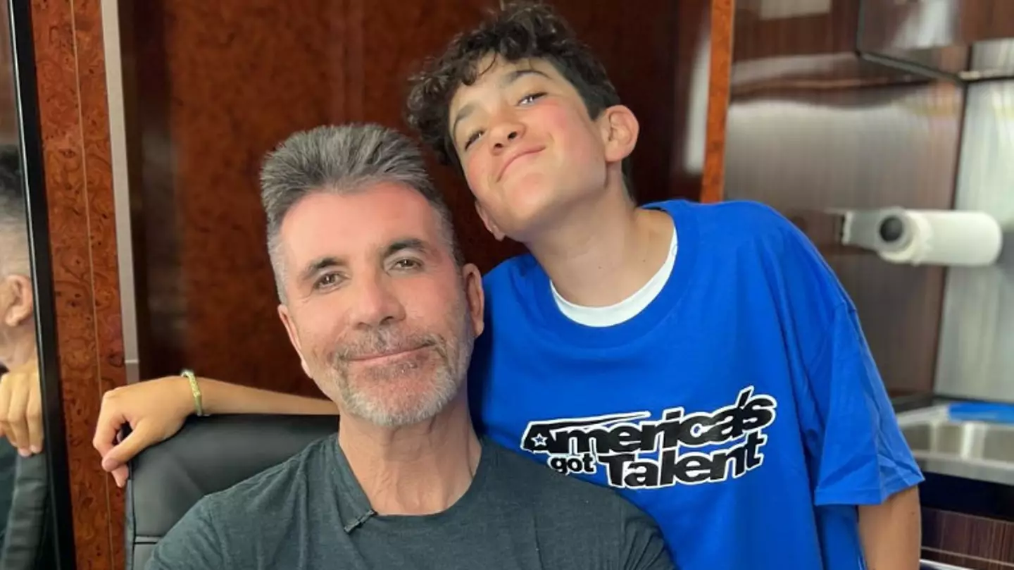 Simon Cowell shares rare photo with son Eric and people have spotted same thing