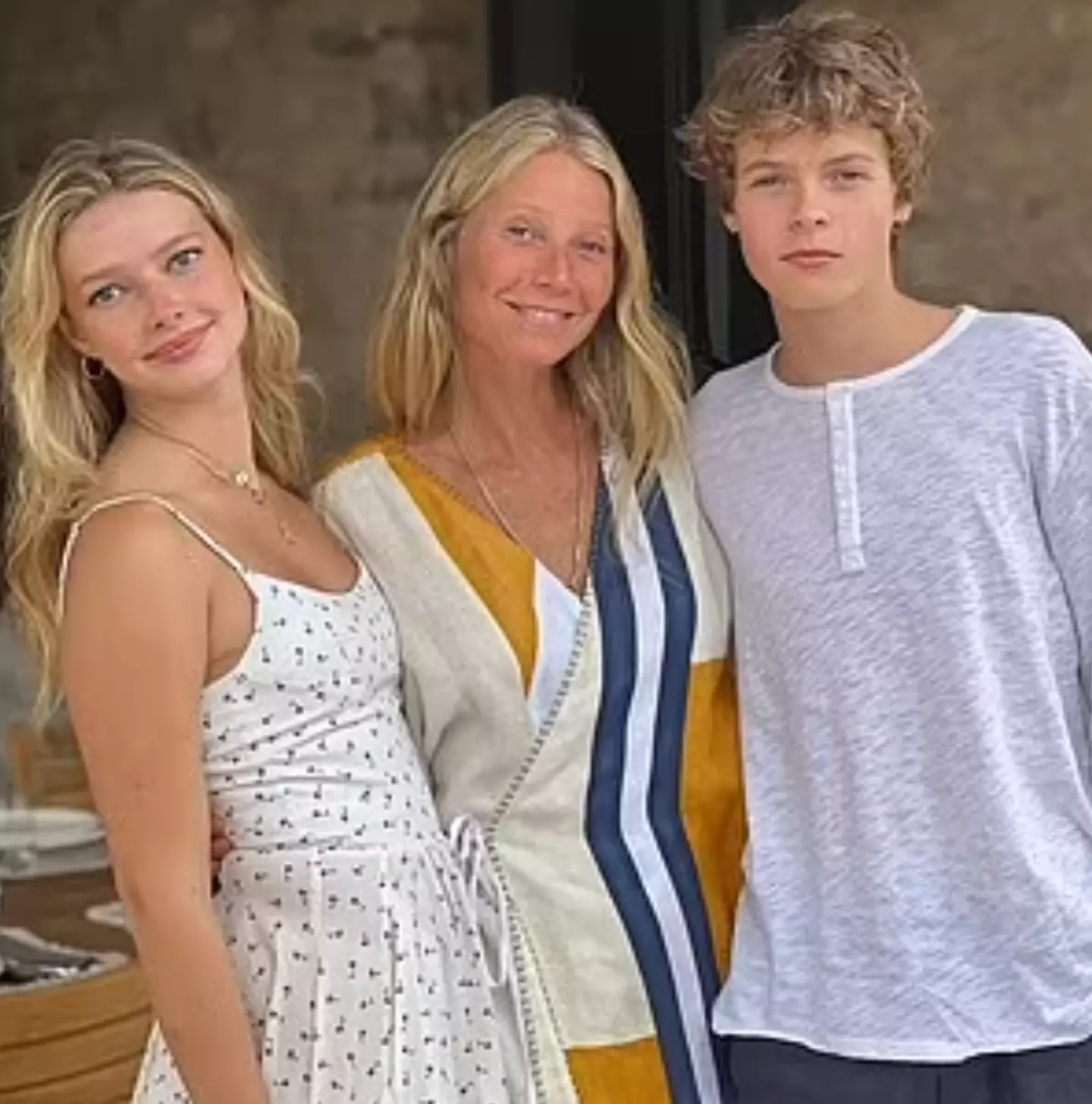 The A-lister shares two children with her ex, Coldplay frontman Chris Martin, 18-year-old Apple and 16-year-old Moses.