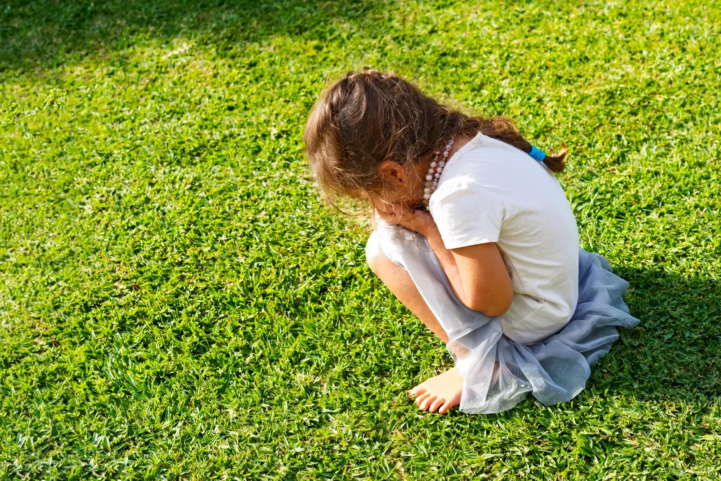 The mum explained her daughter doesn't like cuddles.