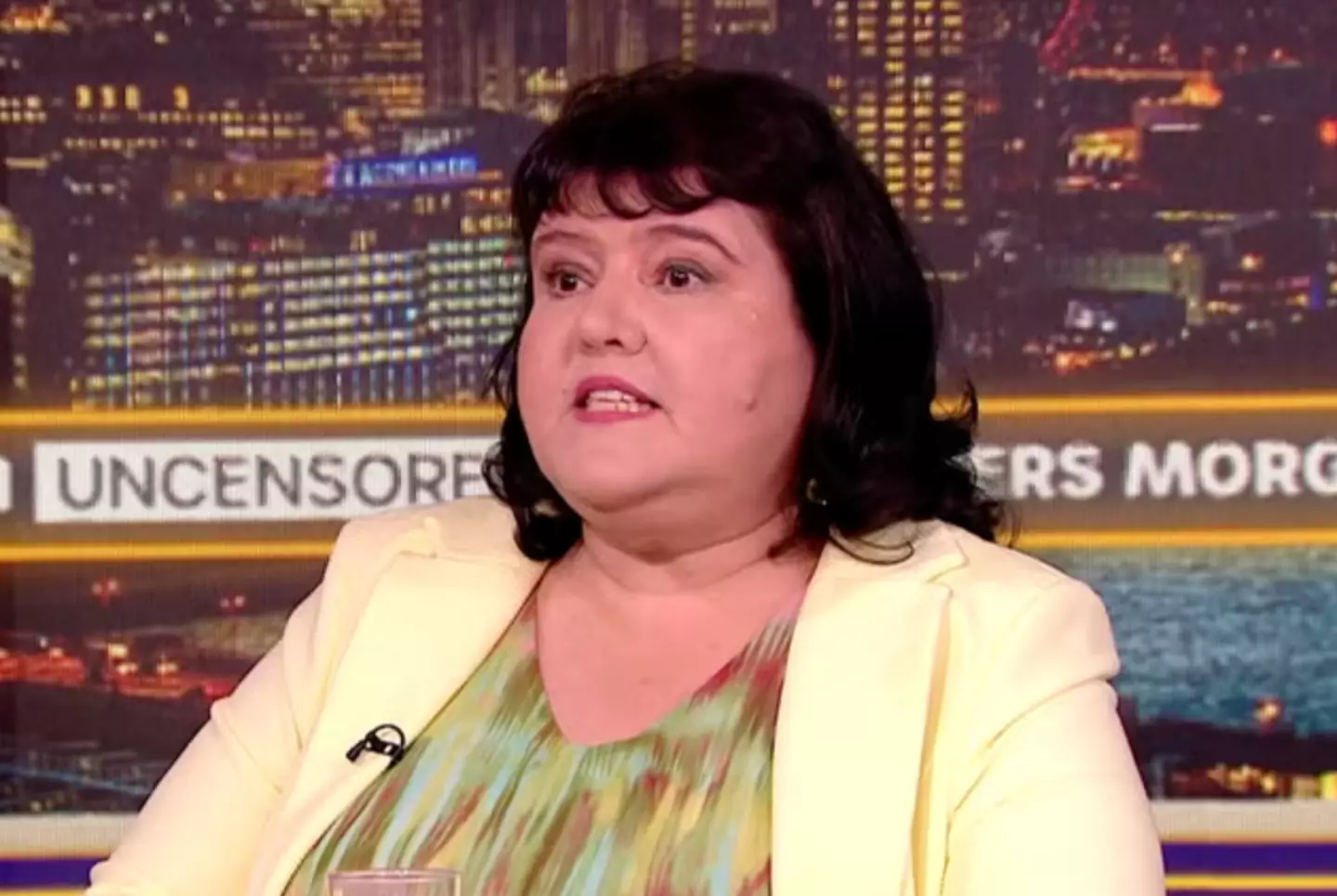 Fiona Harvey previously had her say on Piers Morgan Uncensored. (YouTube/PiersMorganUncensored)