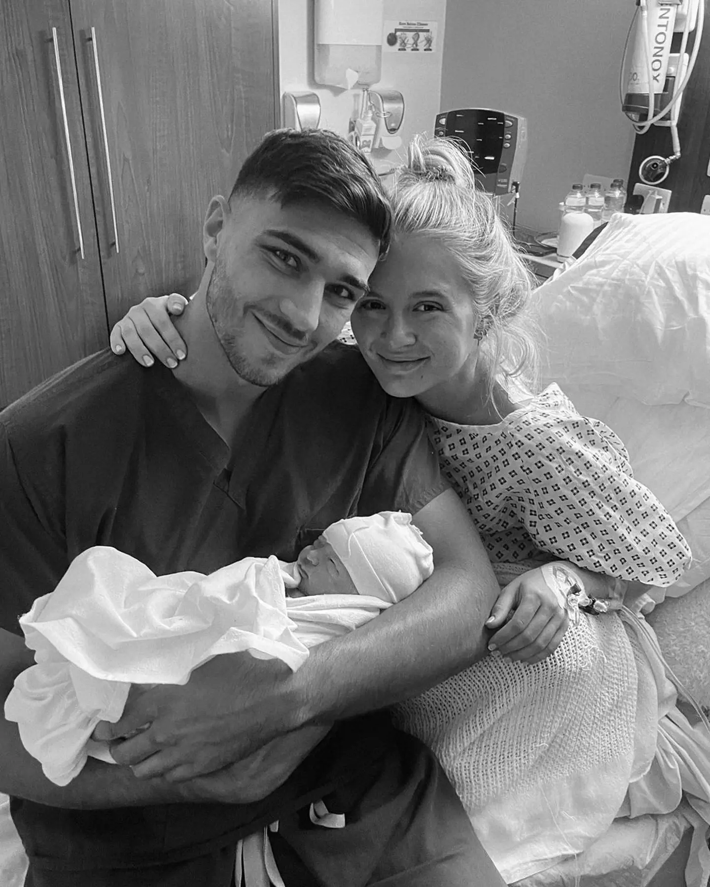 The couple are overjoyed with their baby girl.