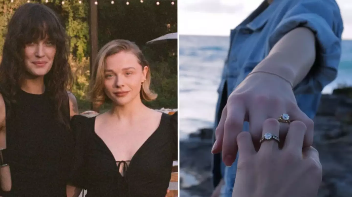 Chloë Grace Moretz seems to announce engagement to model Kate Harrison