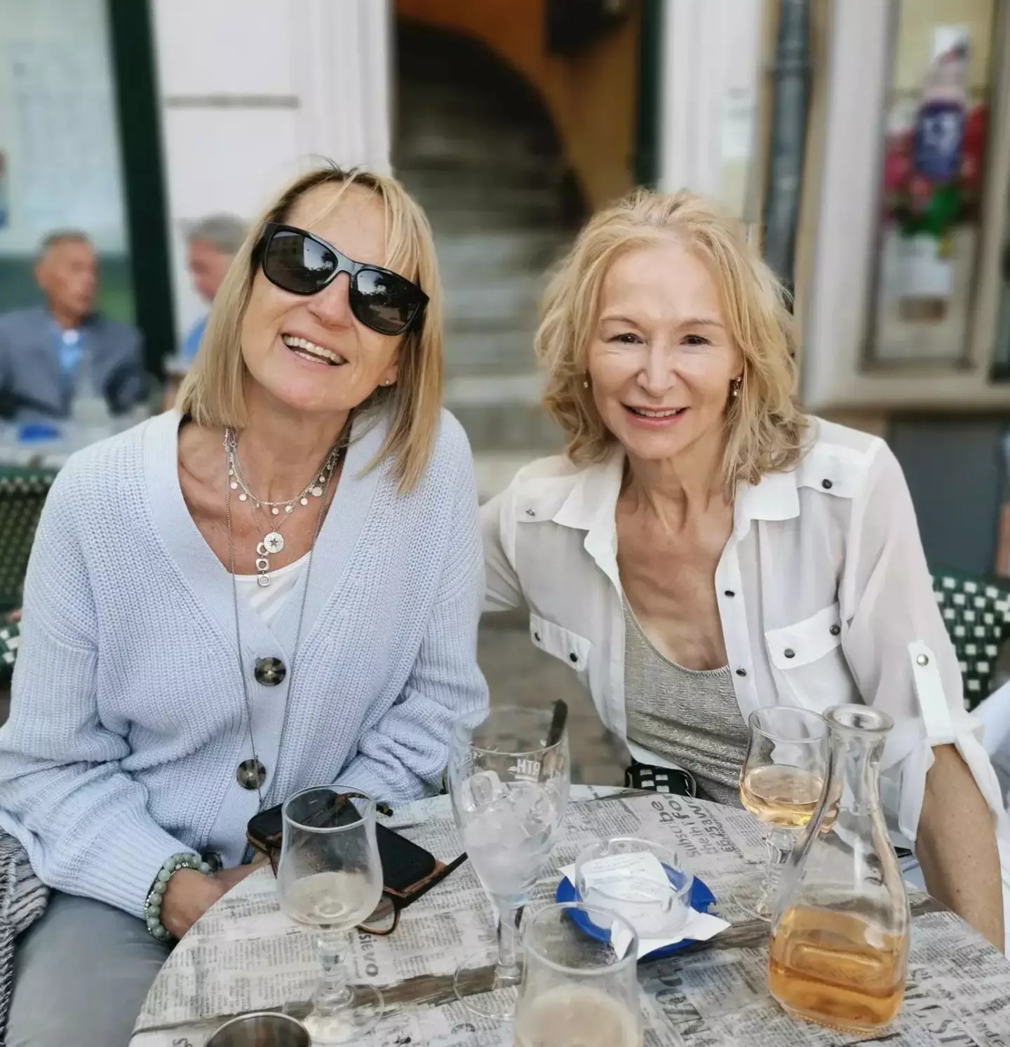 Carol and her mother-in-law.