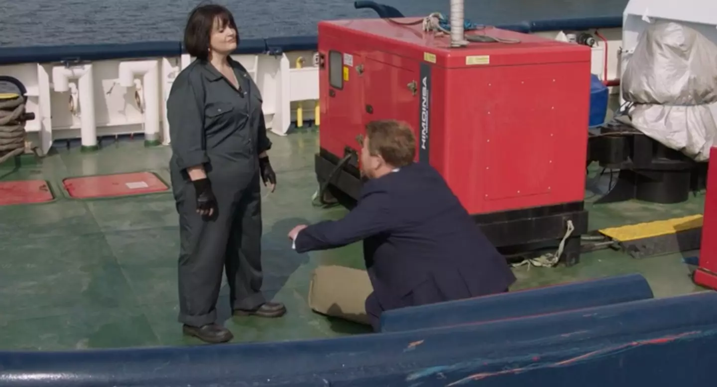 Smithy eventually left Sonia at the altar and rushed off to Nessa (BBC)