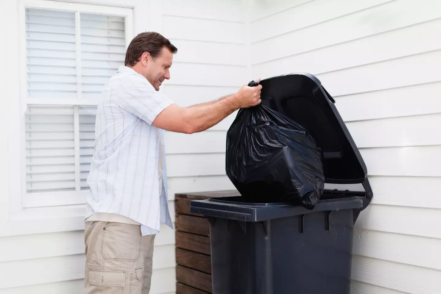 One woman said the trash is the only chore her husband does without being prompted. (