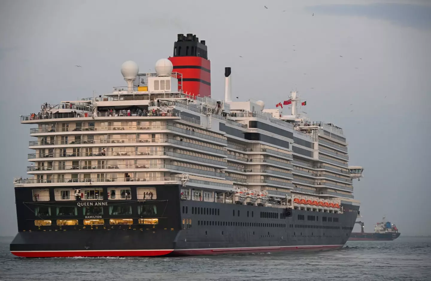 Cunard Cruise Line's Queen Anne ship issued an expected warning during its 111-day world voyage (Horacio Villalobos / Contributor / Getty Images)