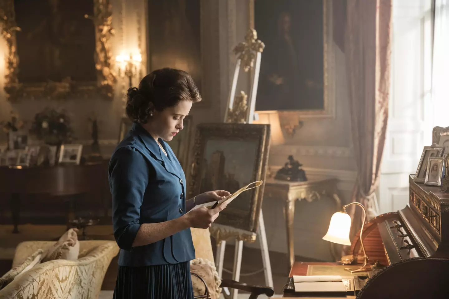 Claire played a young Queen Elizabeth in the first two seasons of the show.