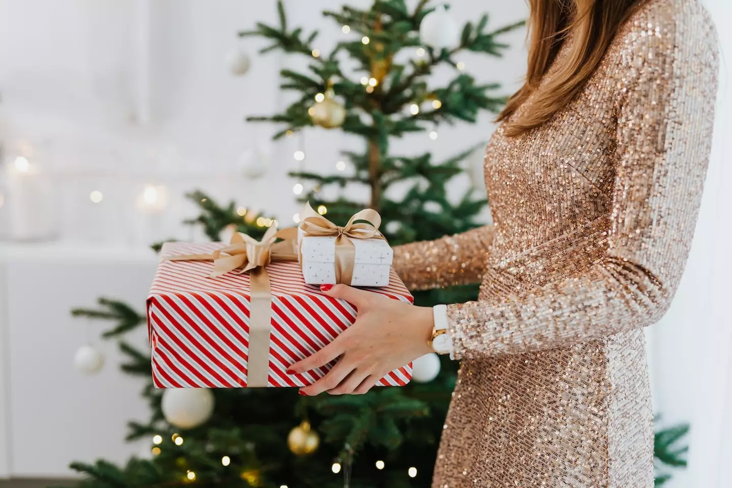 The woman certainly wasn't able to resist as she accidental came across the box from her favourite shop while cleaning the house.