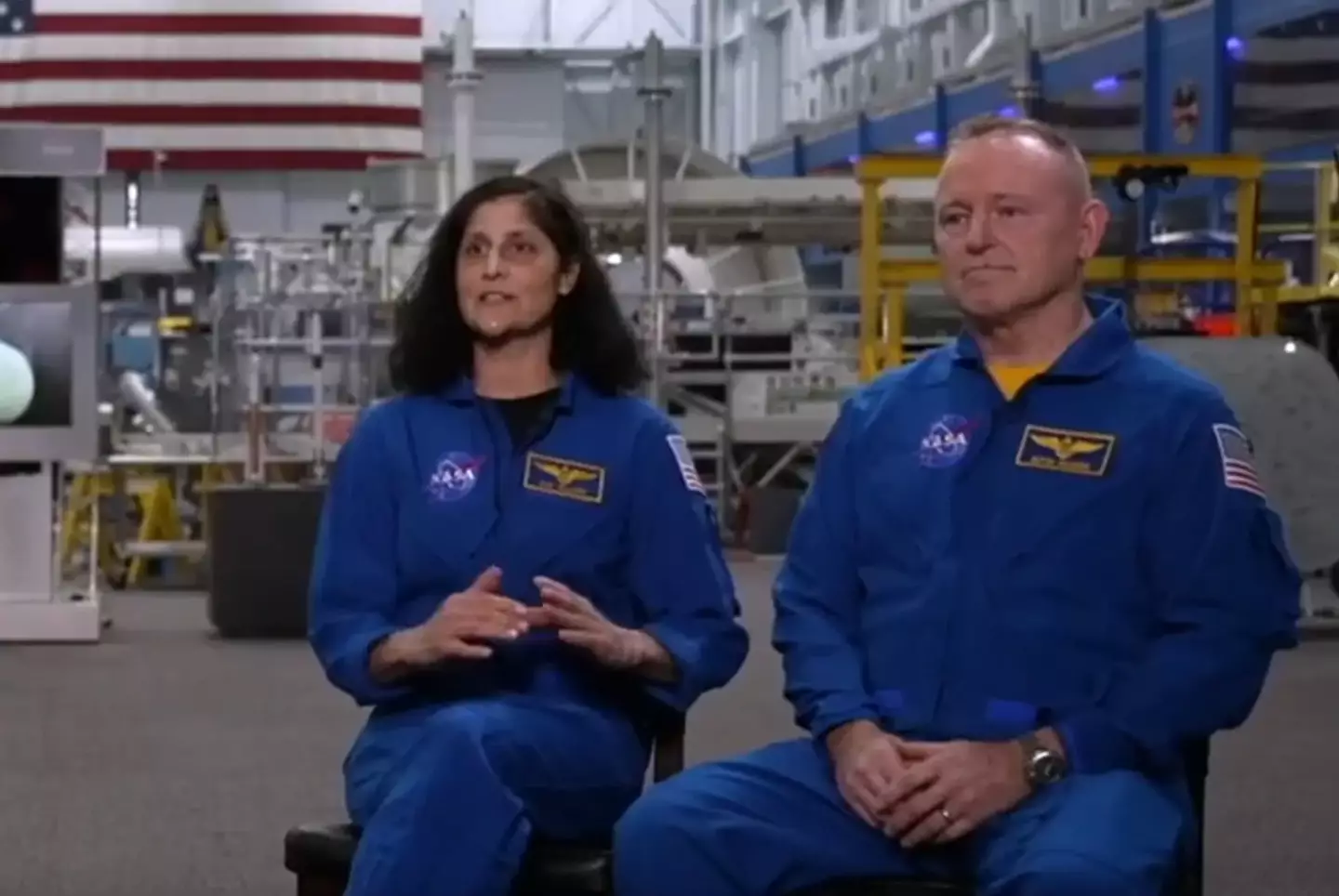 Sunita 'Suni' Williams and Barry 'Butch' Wilmore spent 286 days in space before finally returning to Earth earlier this month (18 March) (Sky News)