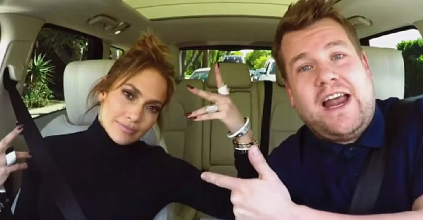 Jennifer Lopez appeared on James Corden's Carpool Karaoke segment back in 2016.