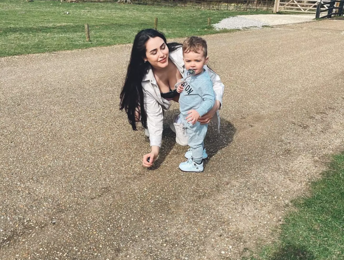 Marnie says son Rox is a playful toddler (