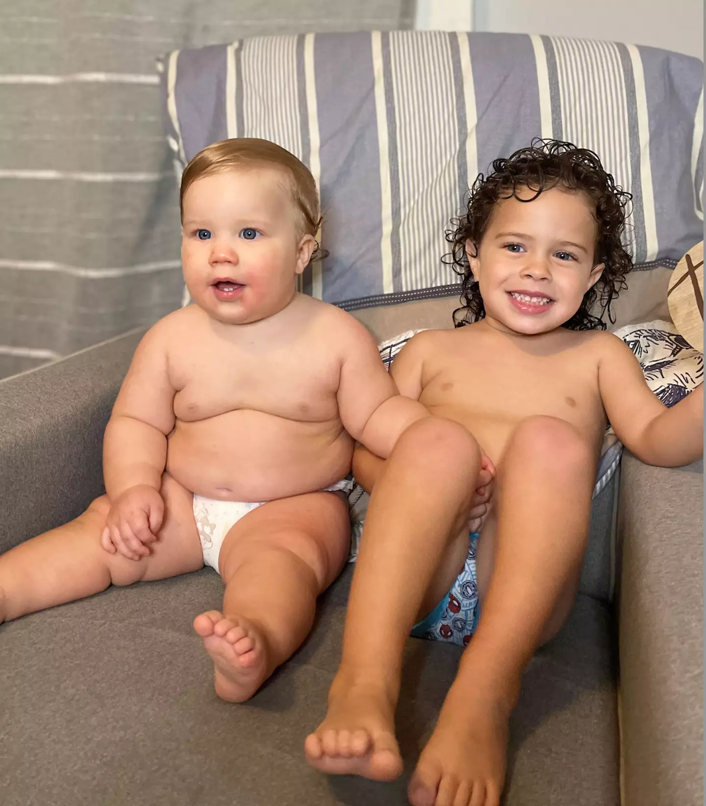 Xaylen with brother Judah.