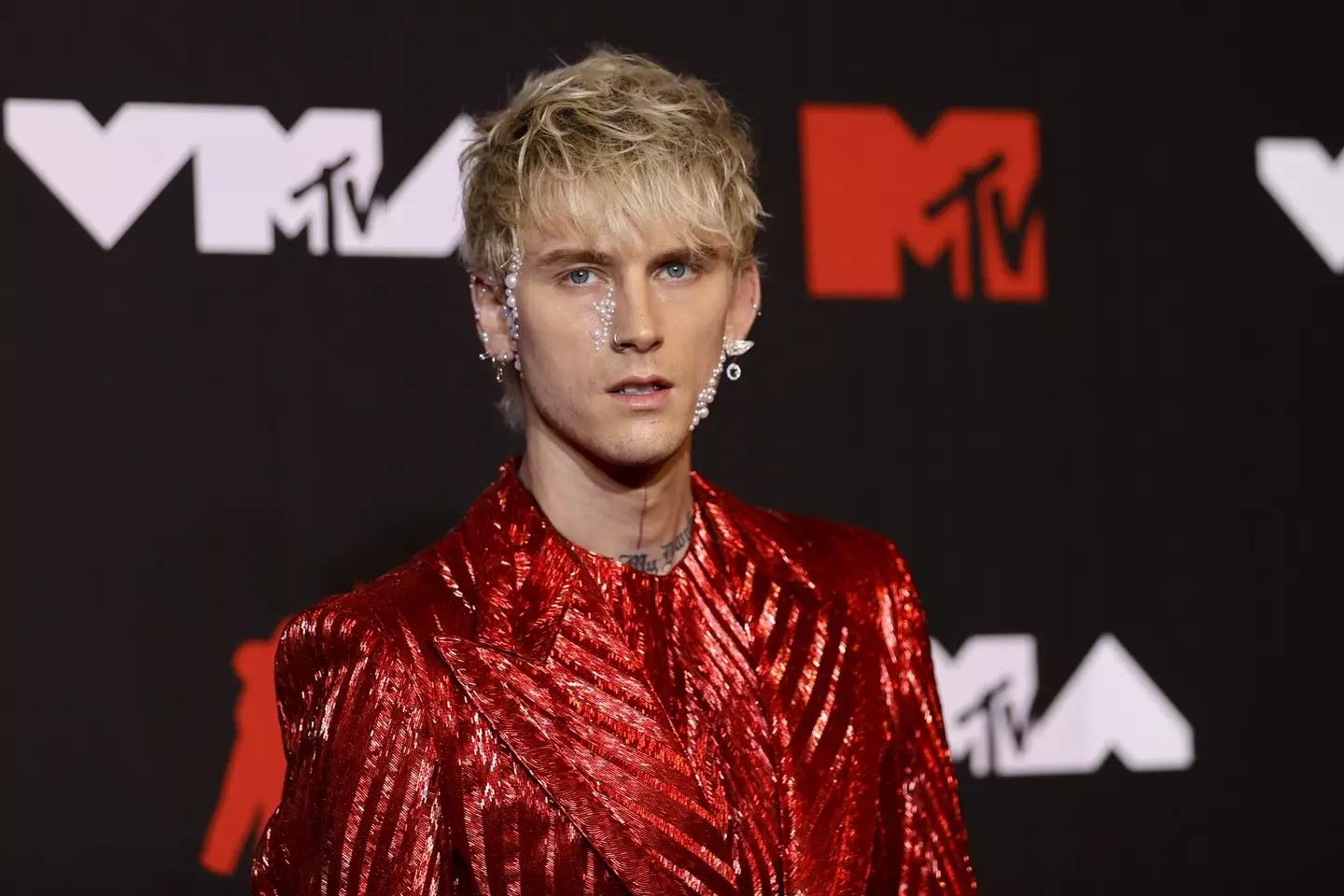 Machine Gun Kelly has finally broken his silence following Megan Fox's pregnancy reveal (Jason Kempin/Getty Images)