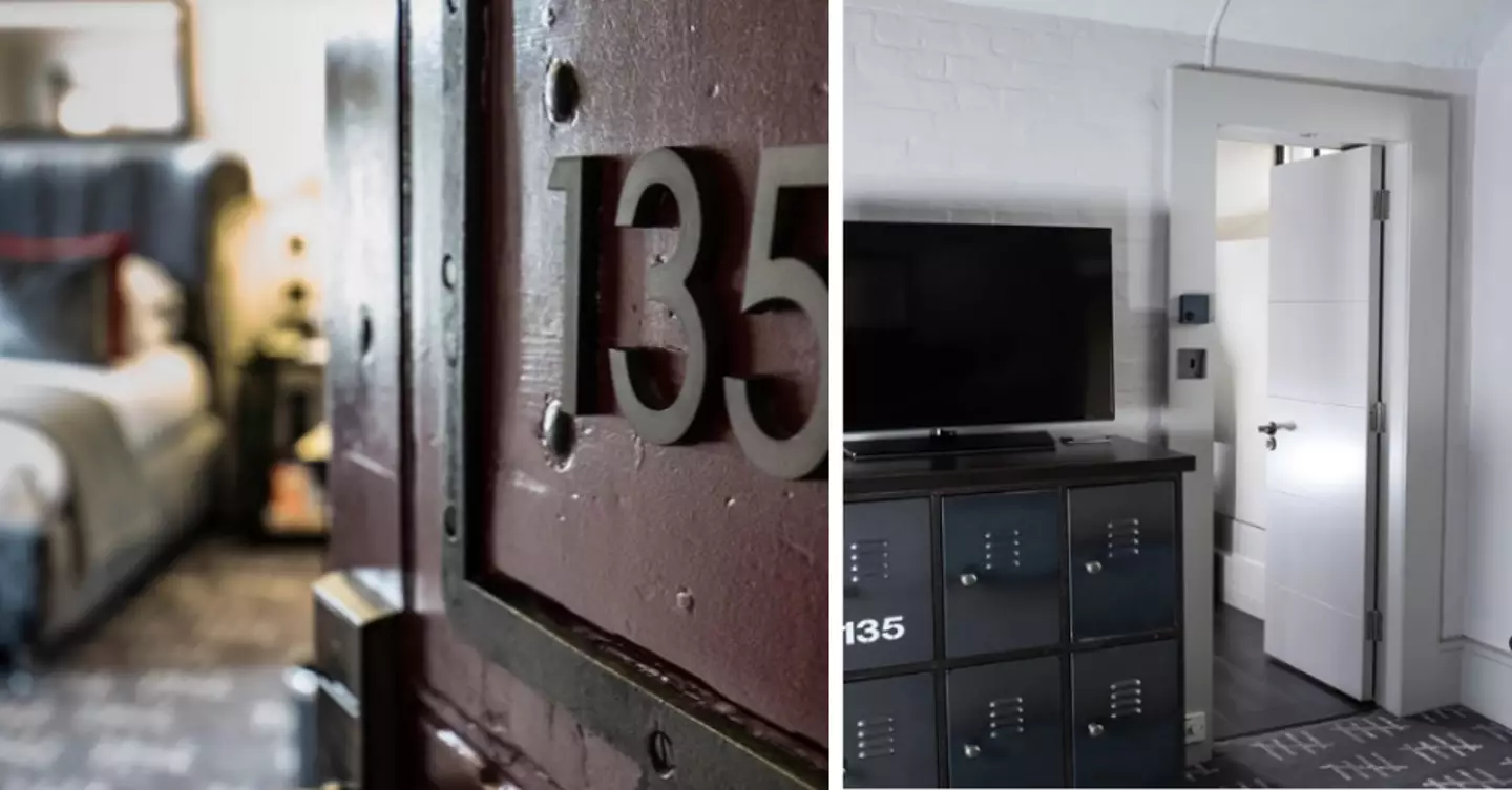 You can stay in a former cell-block (