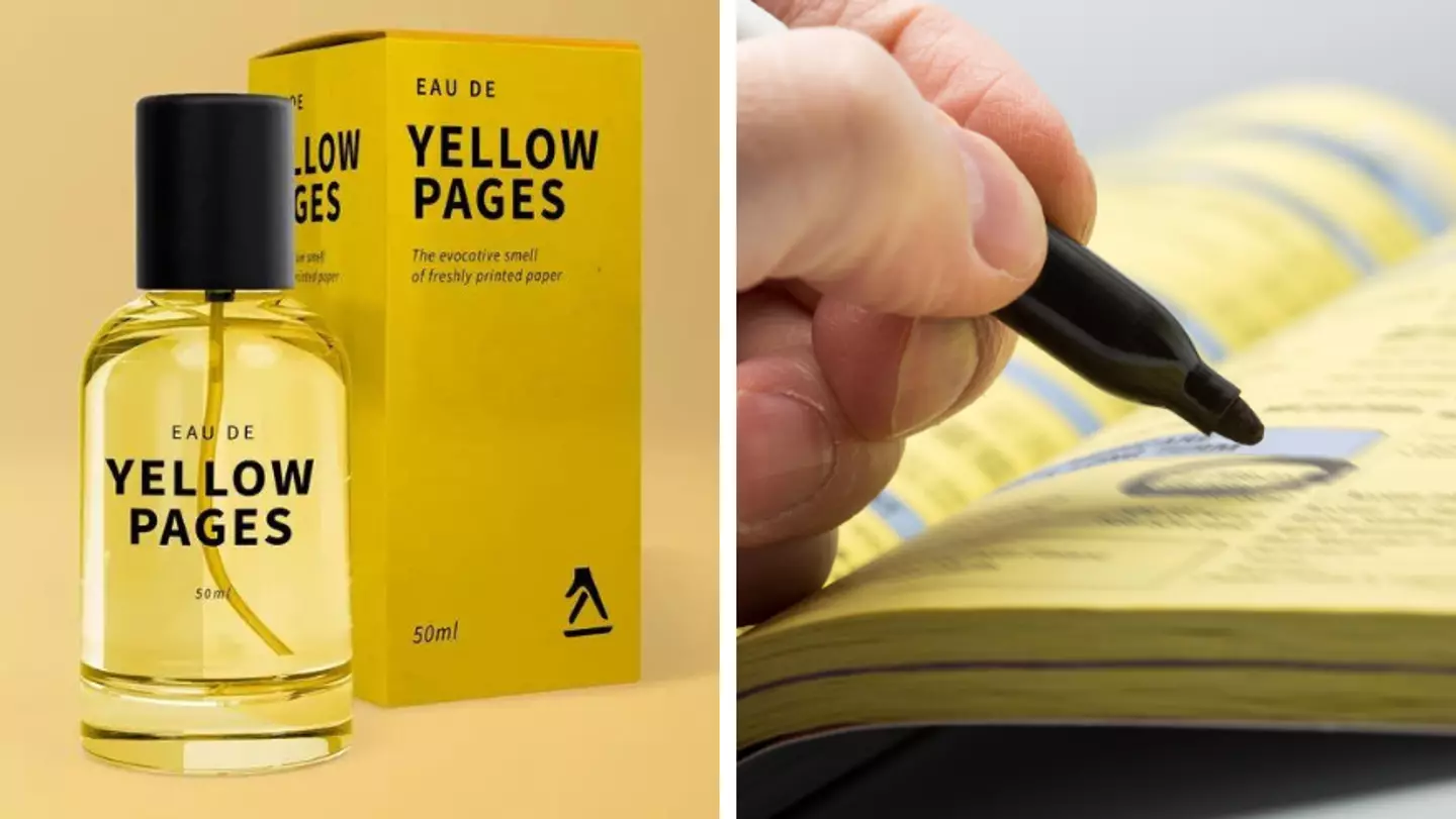 You can now buy perfume that smells like the Yellow Pages catalogue