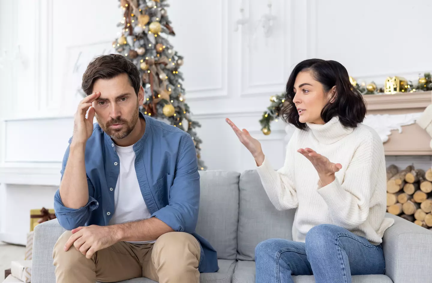 Christmas can be a time of conflict for some couples.