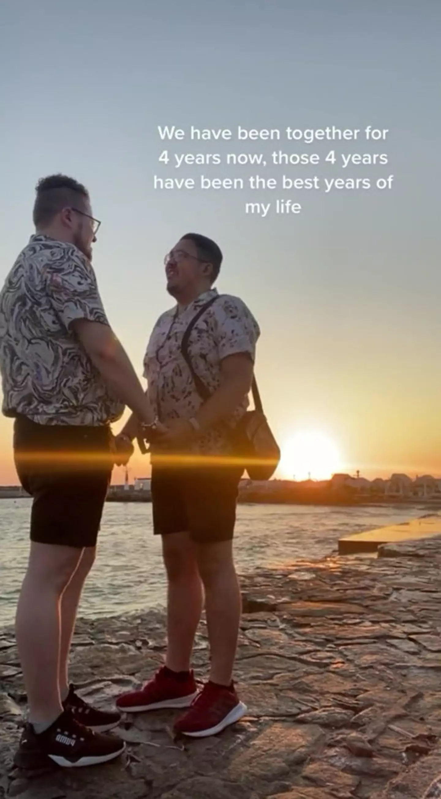 Joshua ended up proposing before Bradley.