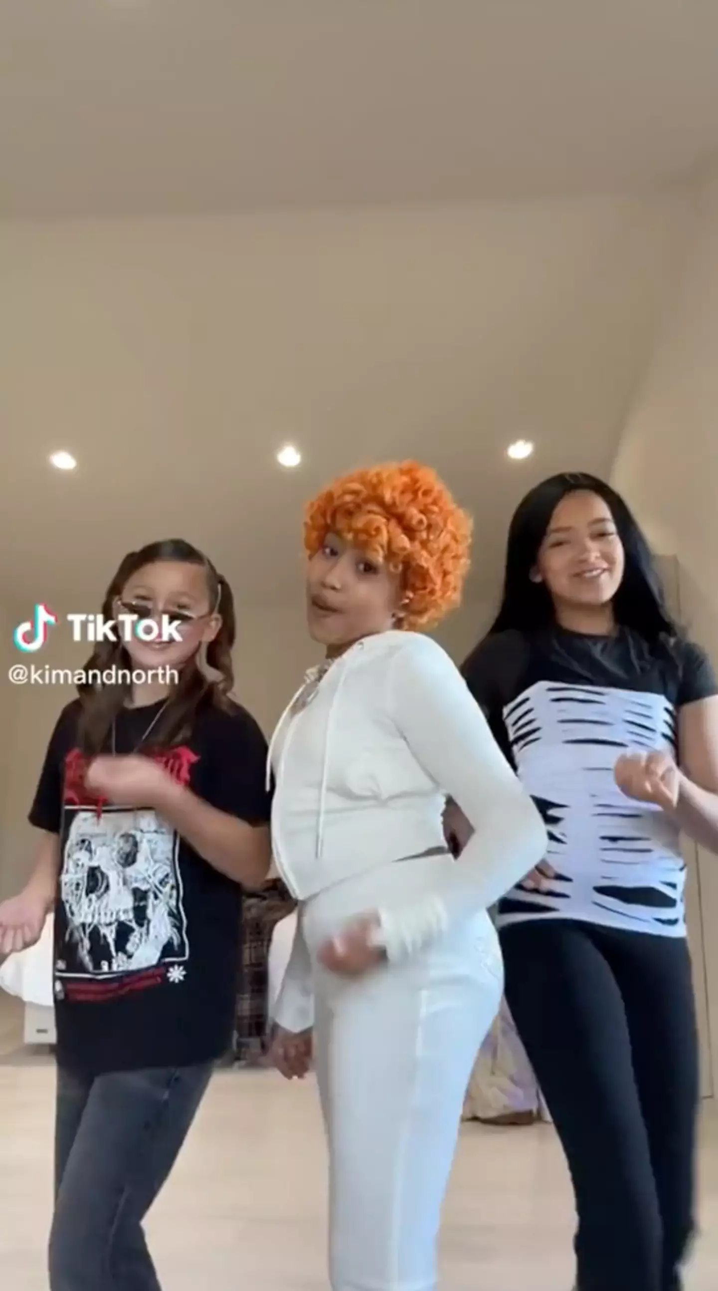 Kardashian fans have leaped to the defence of a new TikTok showing North West dancing with her friends to 'in ha mood' by Ice Spice.