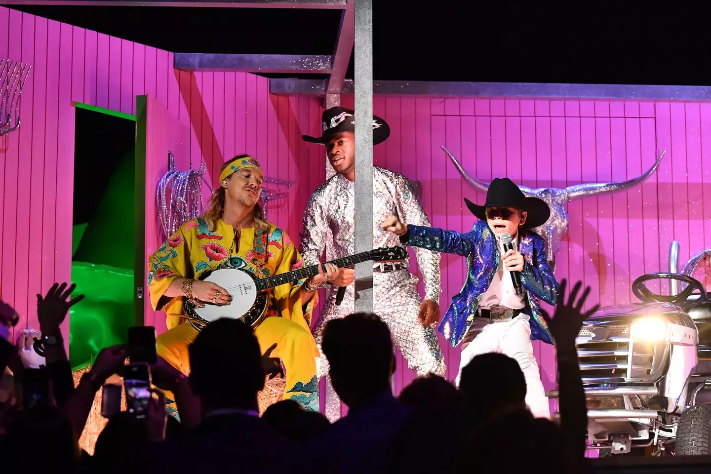Ramsey performed on a remix of 'Old Town Road' with Lil Nas X and Billy Ray Cyrus (Emma McIntyre/Getty Images for The Recording Academy)
