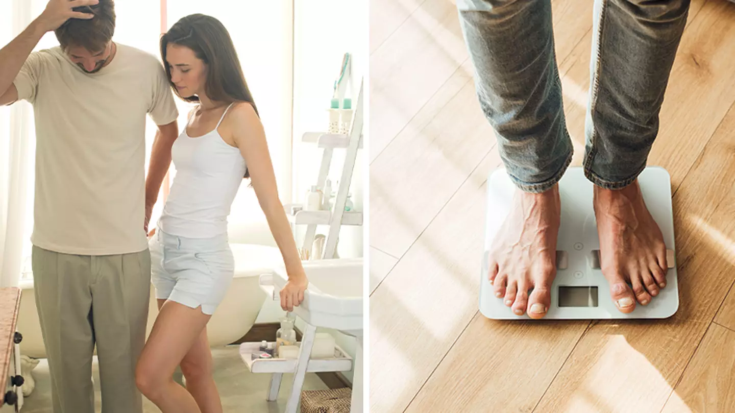 Woman divides opinion after telling her husband she'll divorce him if he gains more weight