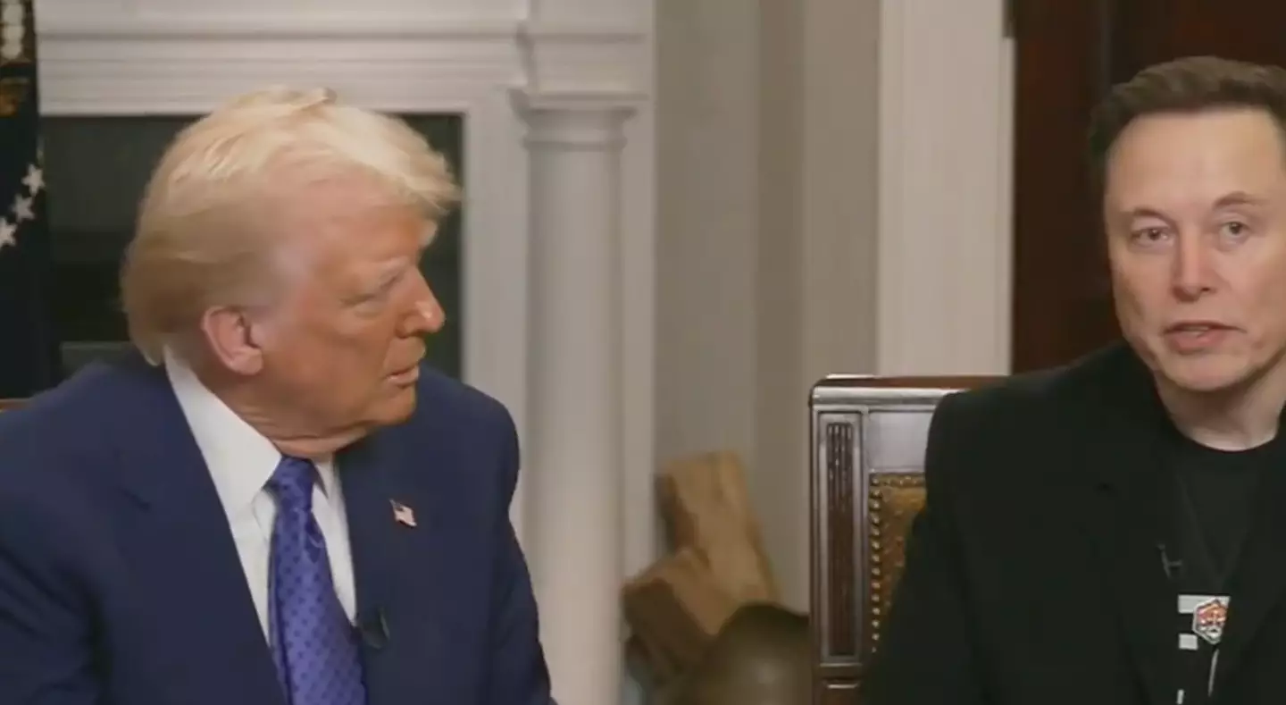 Donald Trump and Elon Musk sat down with Sean Hannity for a joint interview on Tuesday (18 February) (Fox News)