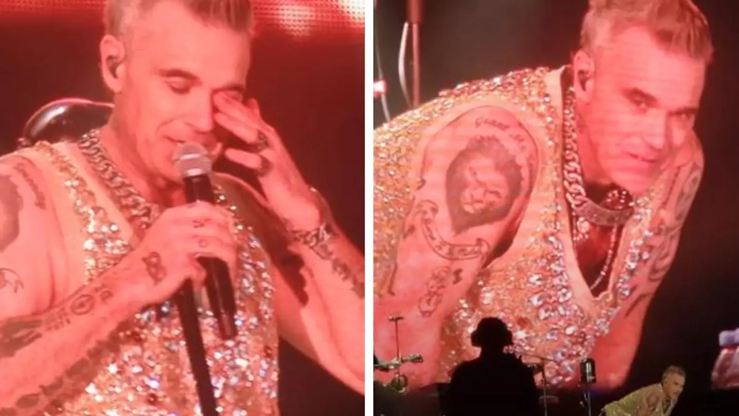 Exhausted Robbie Williams suddenly stops mid-concert only a few songs in