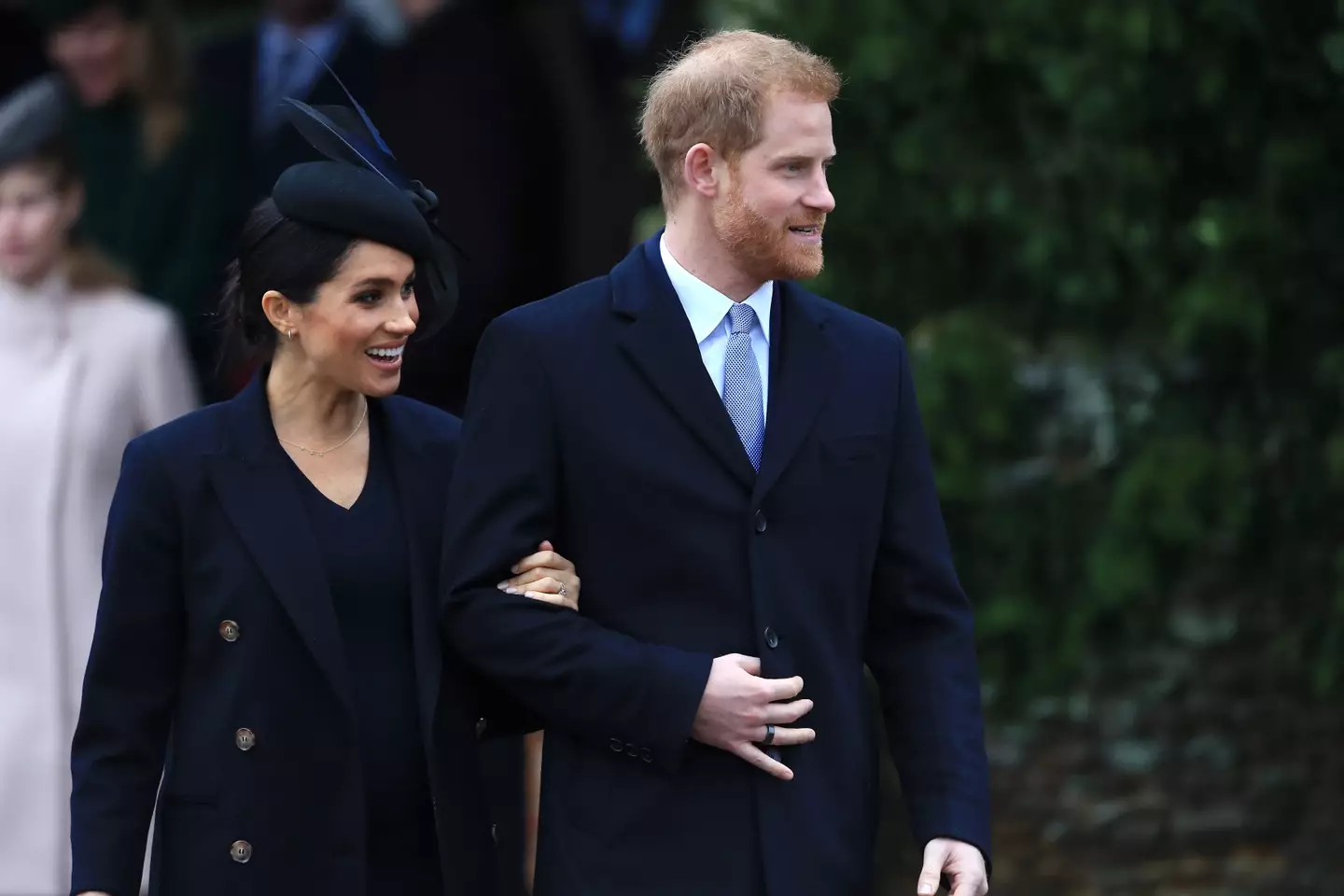 The Duke and Duchess of Sussex reportedly asked Princess Eugenie to visit them in California (Michael M. Santiago/Getty Images)