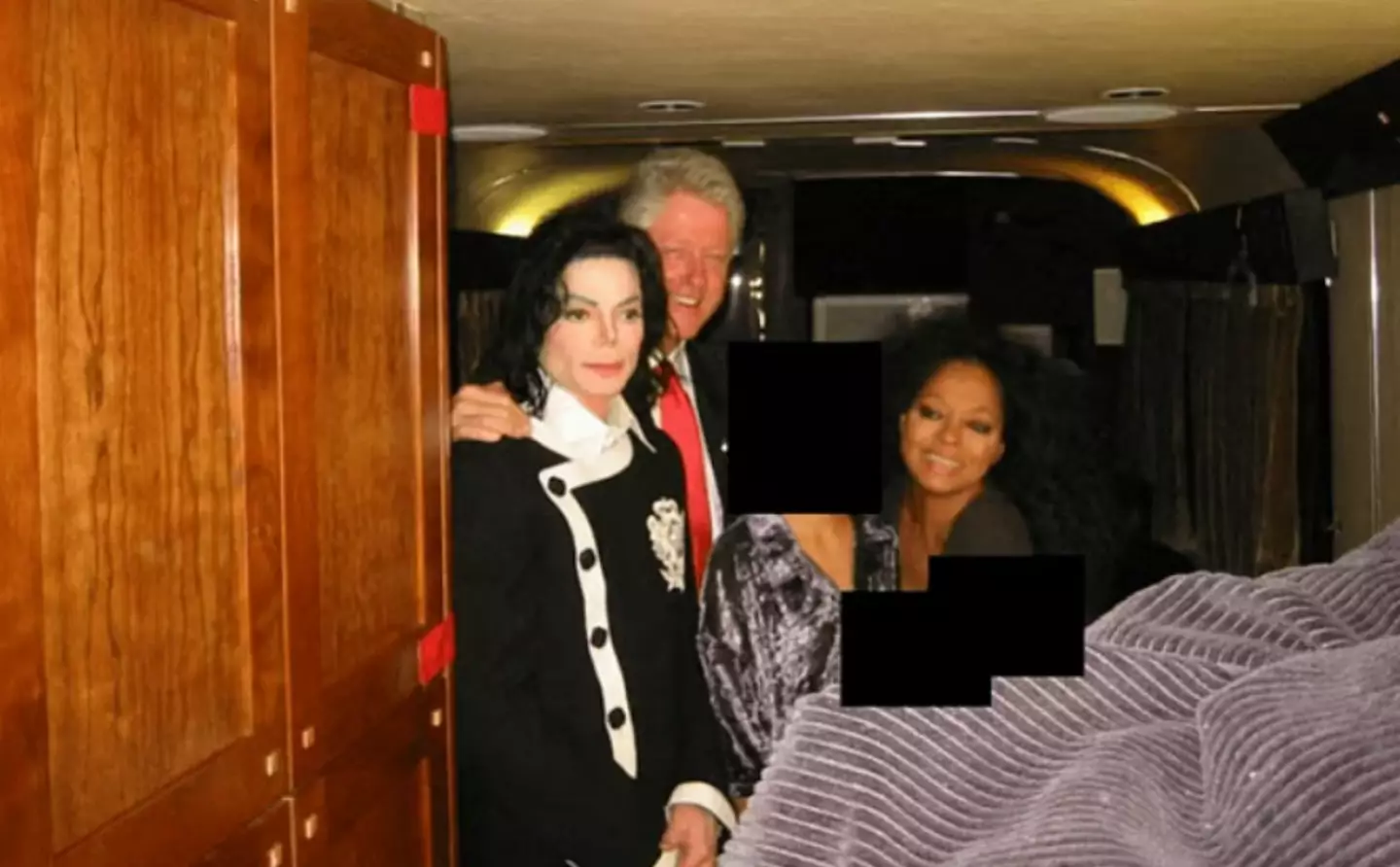 A number of stars were featured in the latest release, including Bill Clinton and Michael Jackson (Justice Department)