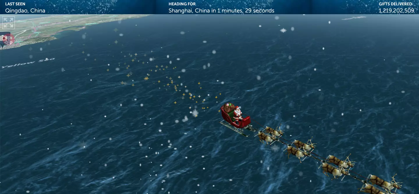You can track Santa's movements.