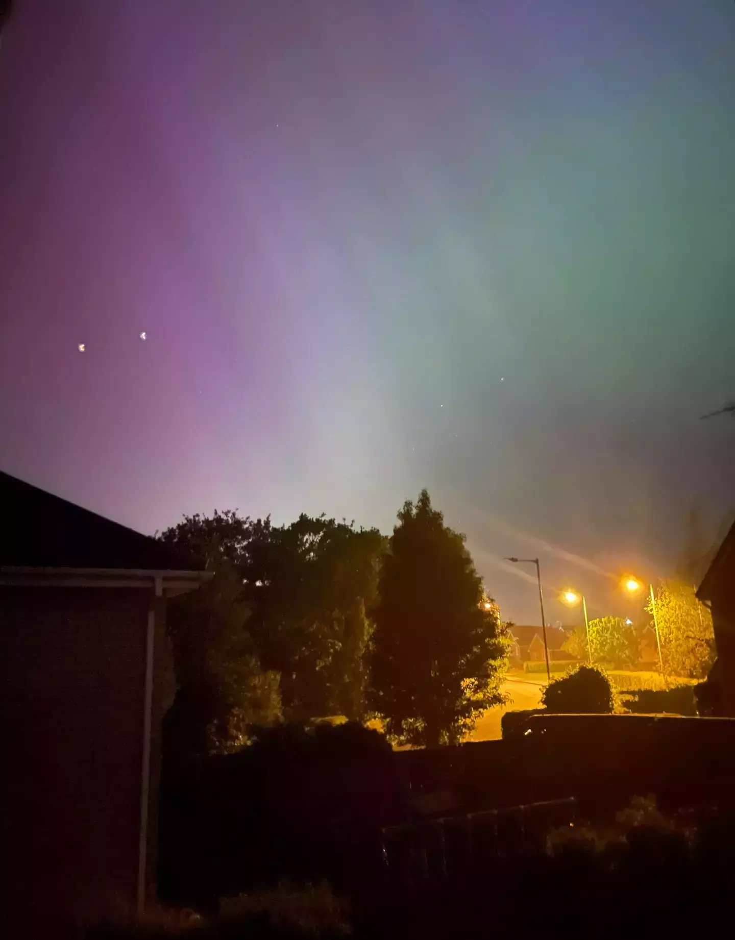 Skyviewers may be able to catch the Northern Lights on Monday night. (Sarah Sharpe/PA)