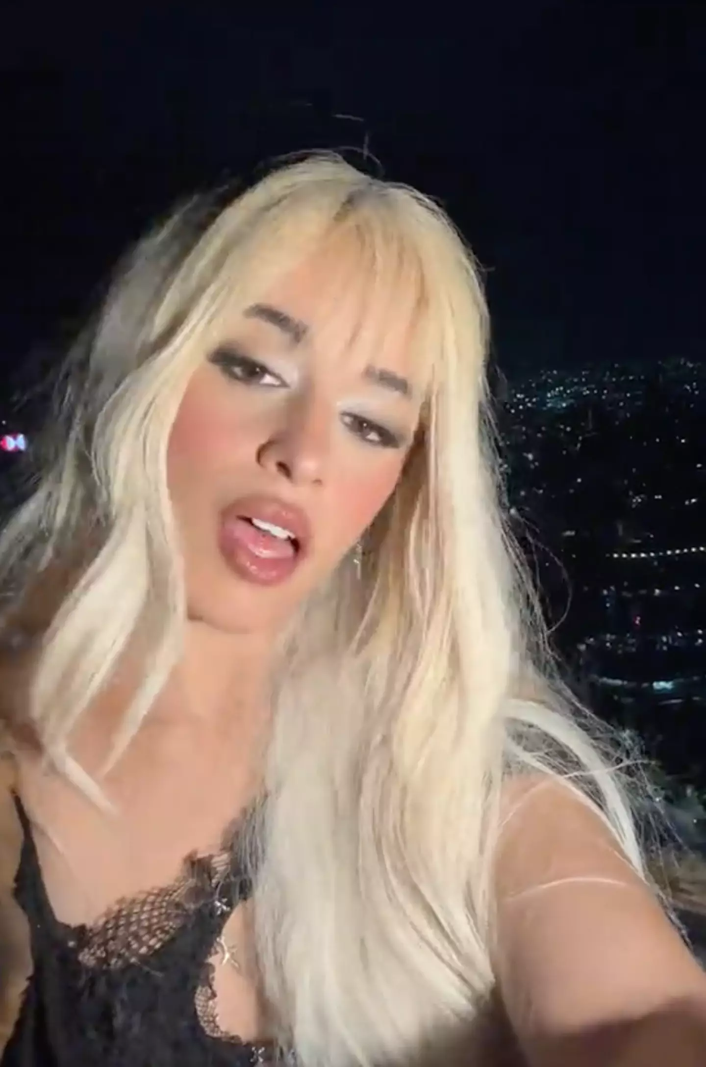 The 'Havana' singer took to TikTok to share a video singing along to 'June Gloom' (TikTok/@camilacabello)