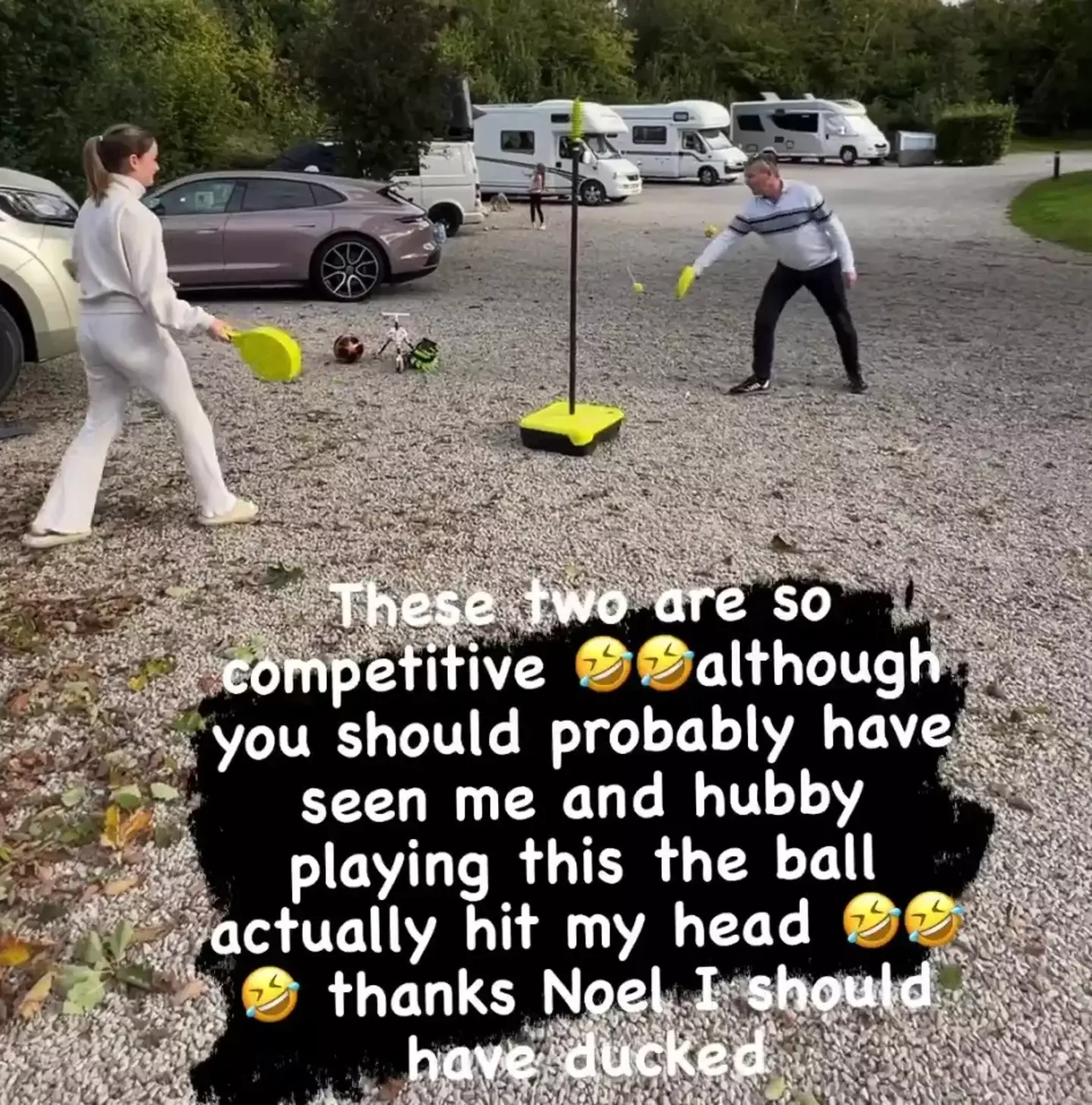 Sue shared a snap from their weekend away.