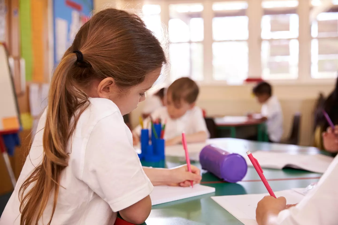 The school realised the mum had lied because of an international dialling tone.
