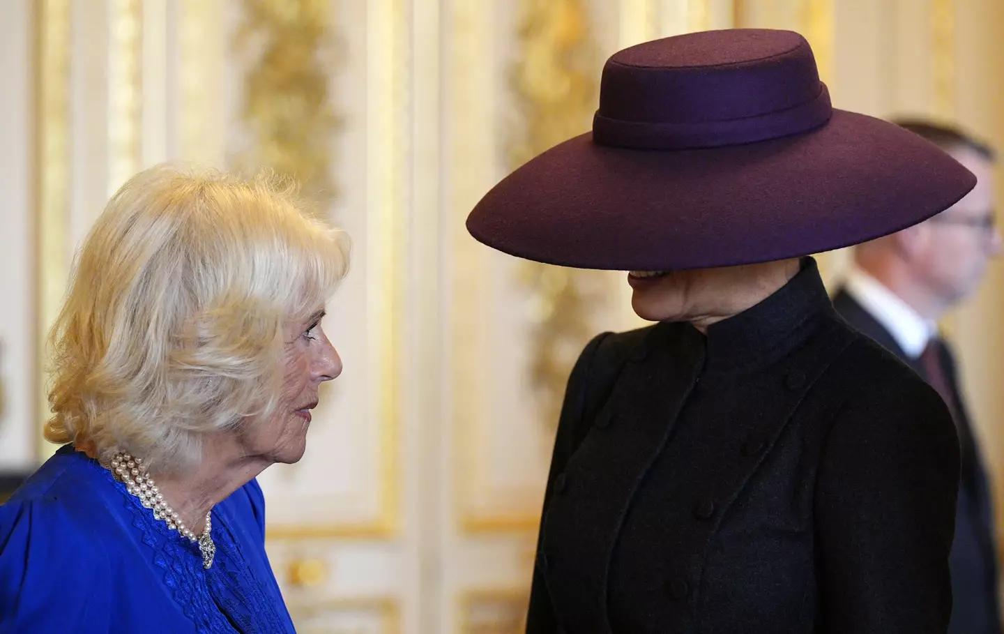 Melania Trump has been accused of breaking royal protocol inside Windsor Castle (AARON CHOWN/POOL/AFP via Getty Images)