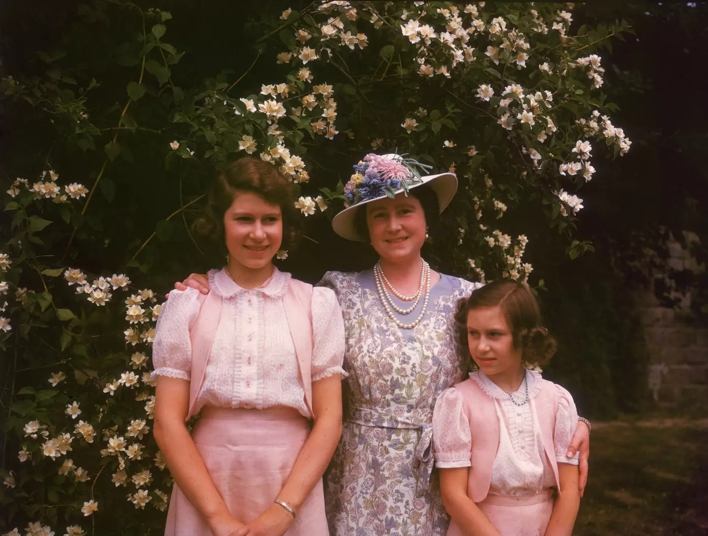 The biography claimed the Queen Mother's drinking may have caused the princesses' alleged 'illness' (Lisa Sheridan/Studio Lisa/Hulton Archive/Getty Images_