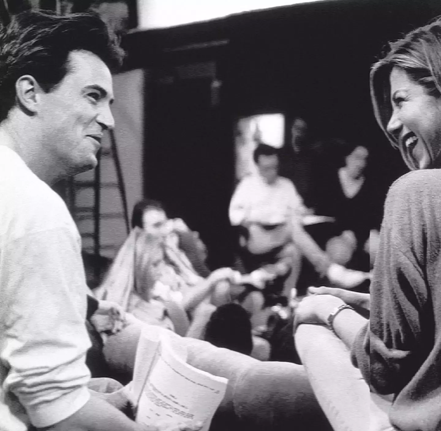 Aniston was broken by the death of her co-star Matthew Perry (Instagram/@jenniferaniston)