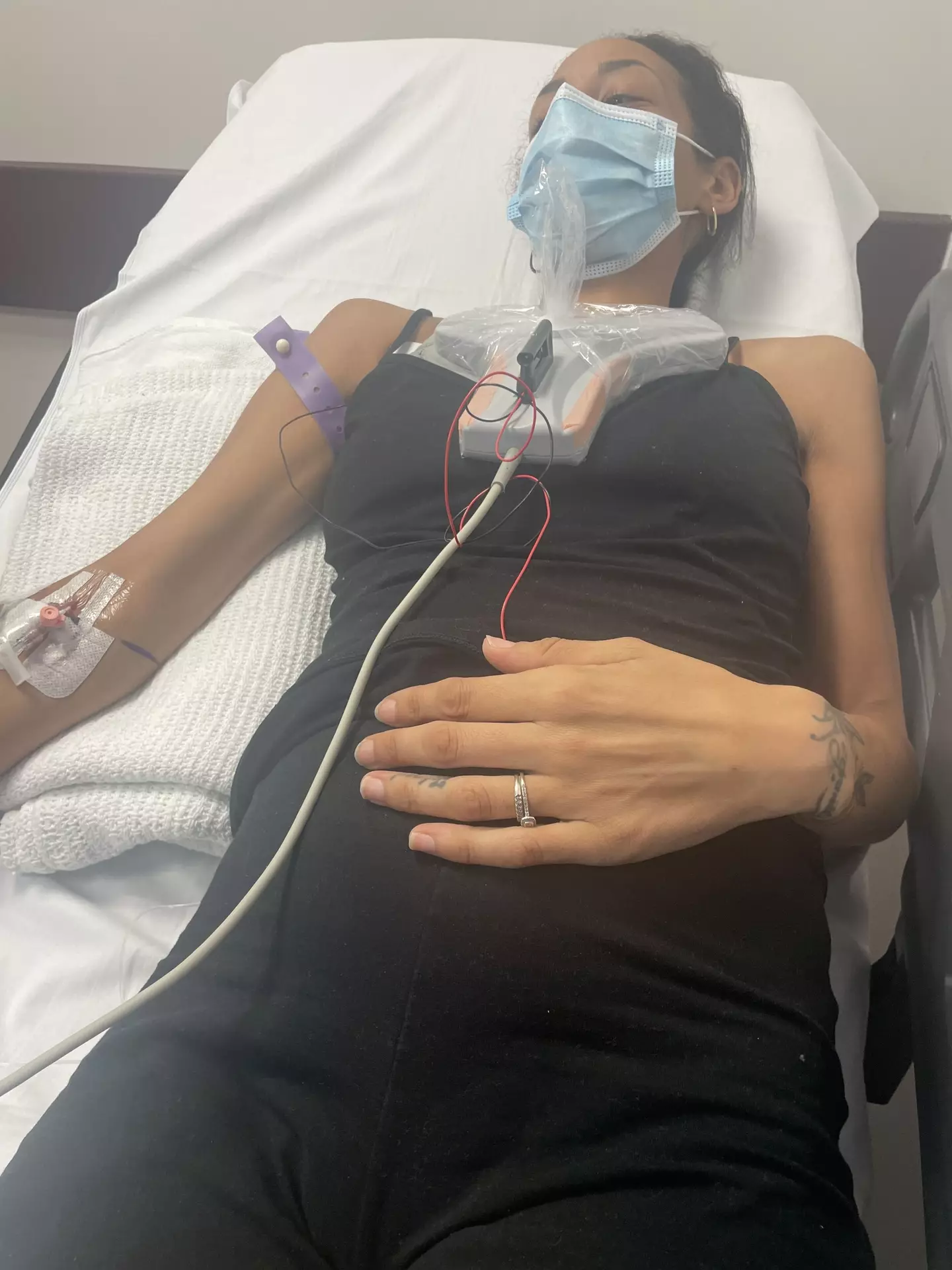 She was told she had nothing to be concerned about.