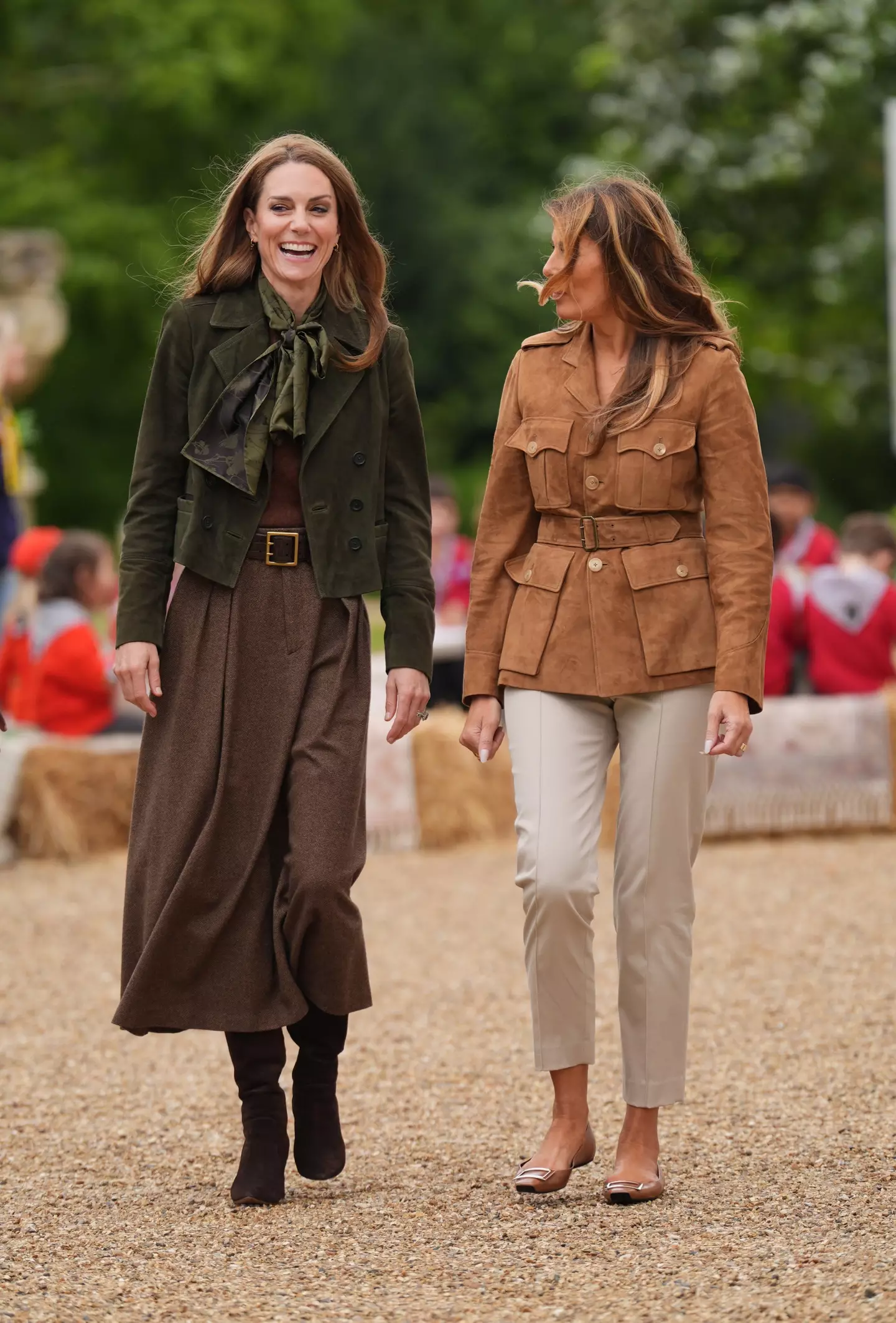 Kate Middleton and Melania Trump met up at Windsor Castle (Yui Mok - WPA Pool/Getty Images)