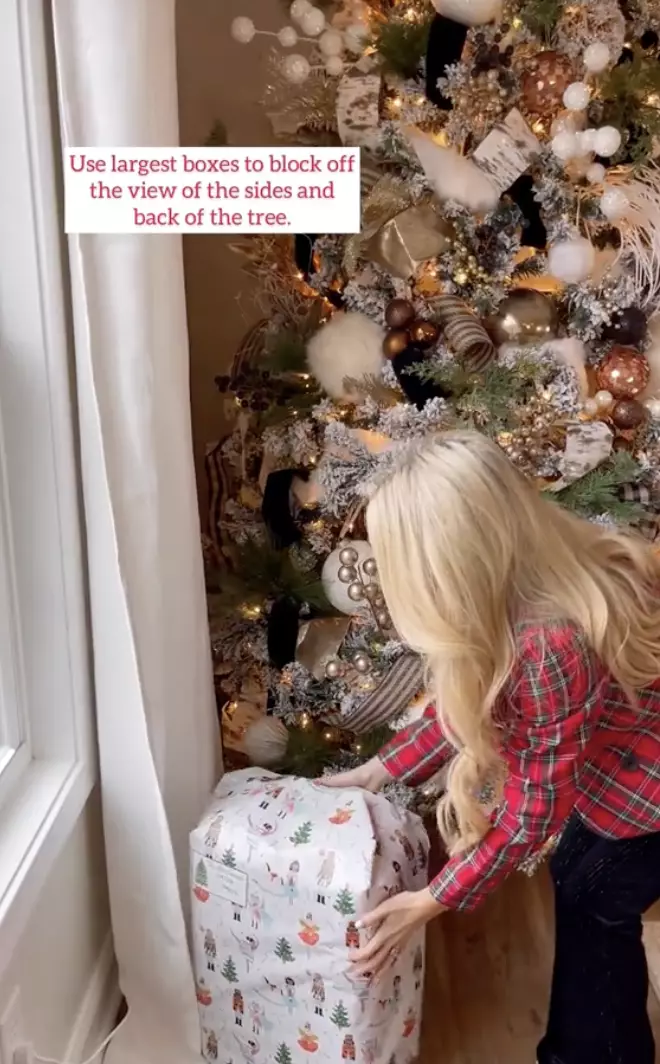 Macy shared her Christmas hack on TikTok.