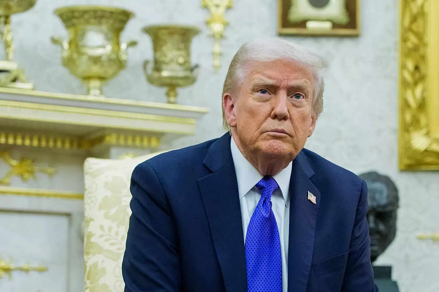 A mystery donor has reportedly paid $130,000,000 to fund the military (Bloomberg/Getty Images)