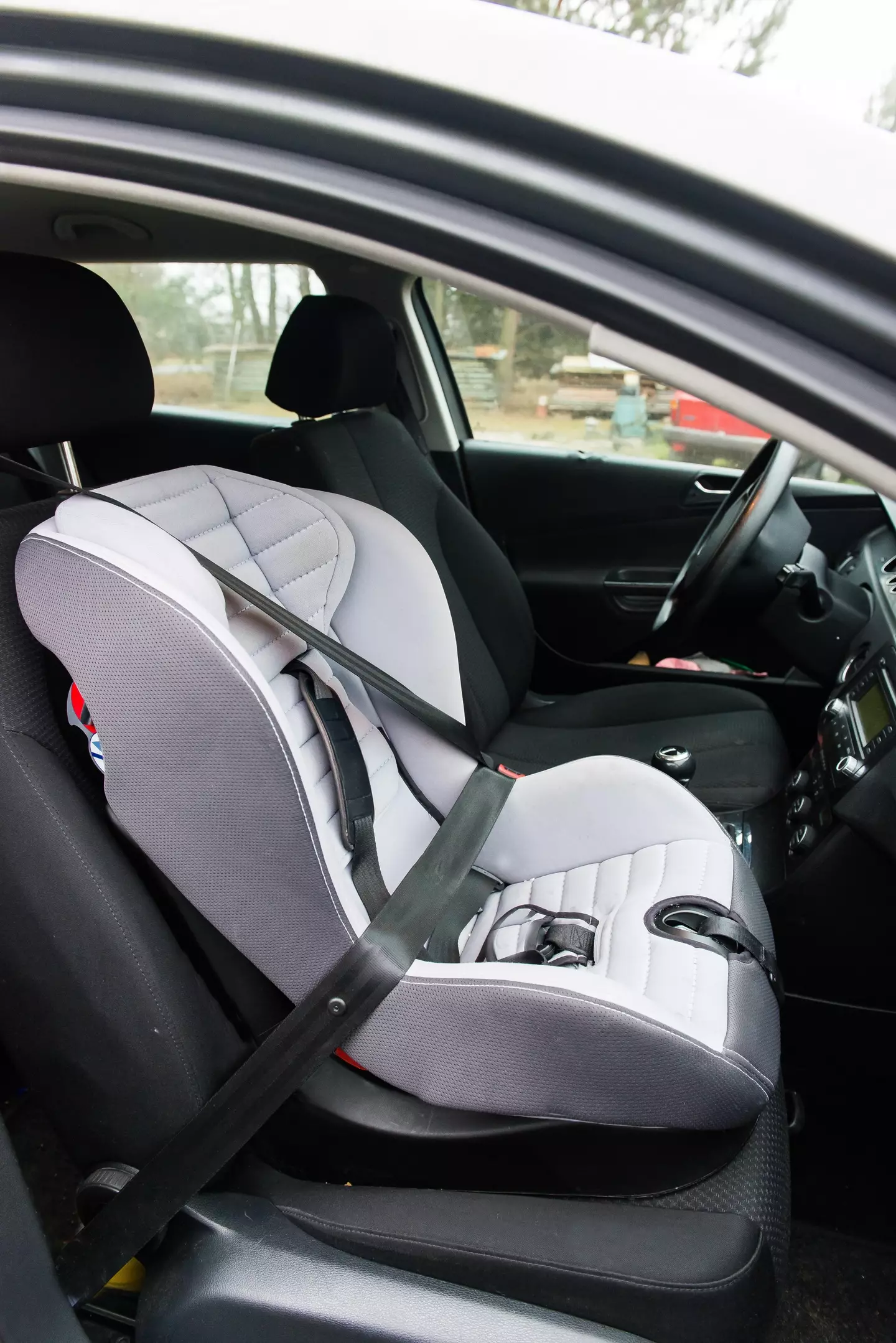 The mum said the car seats were proof she had children.