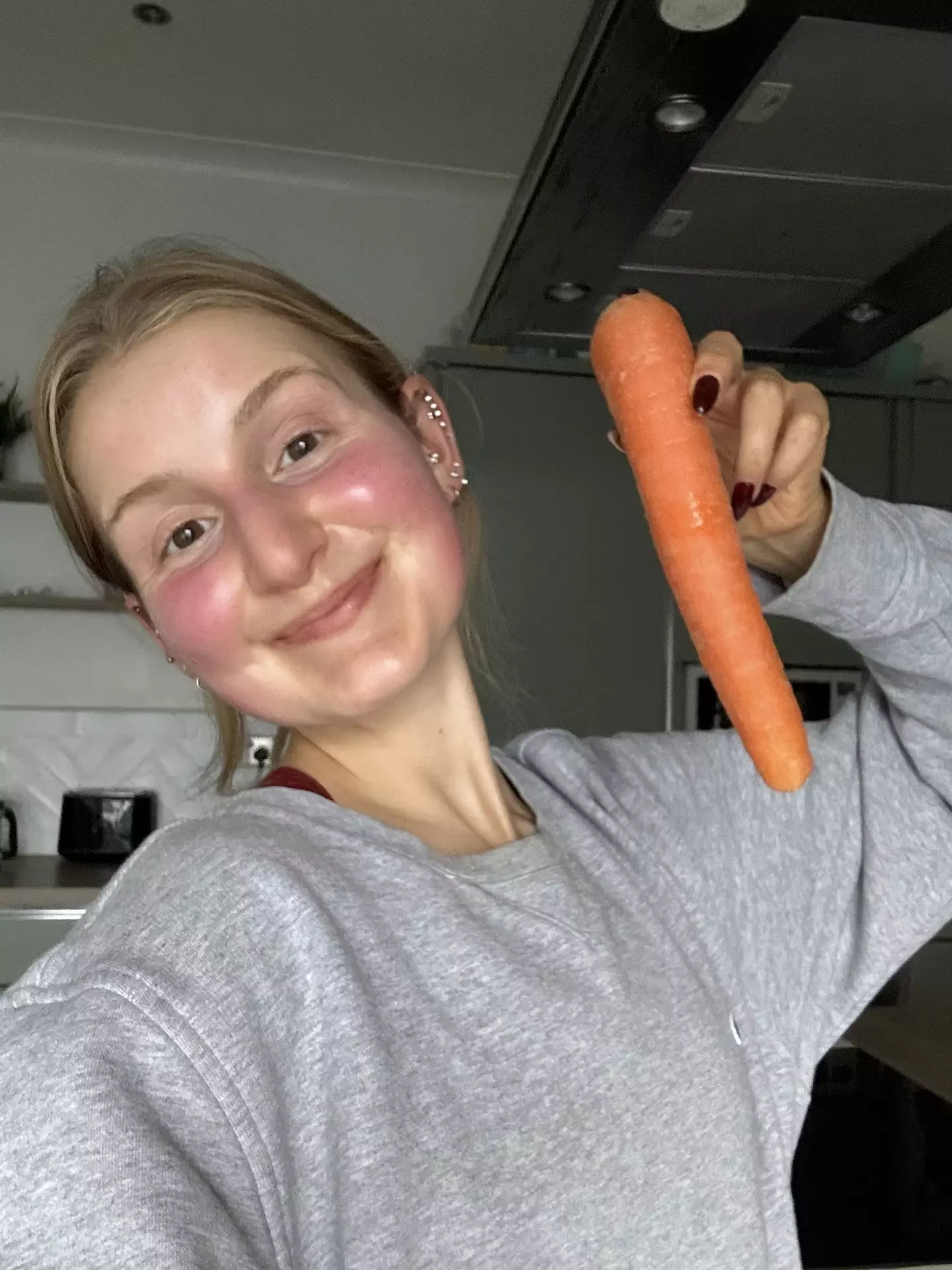 It's fair to say that Dena loves carrots.