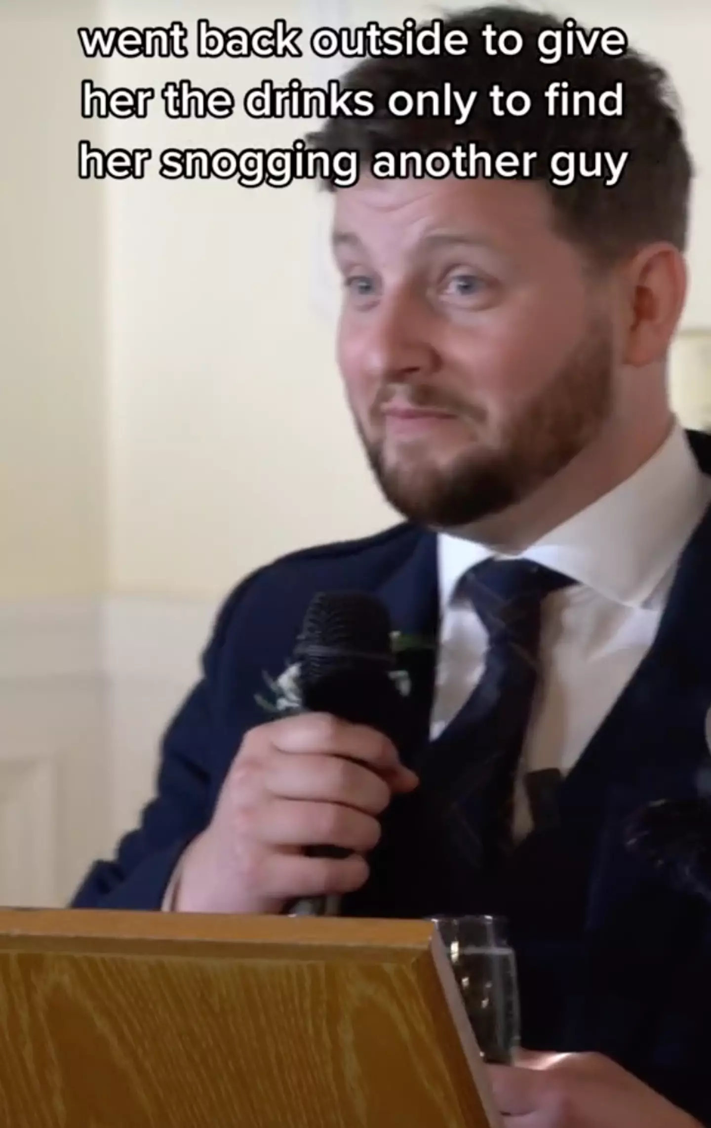 He'd walked out to find her snogging someone else straight after their first kiss.