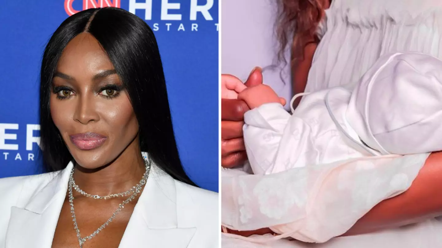 Naomi Campbell welcomes second child aged 53