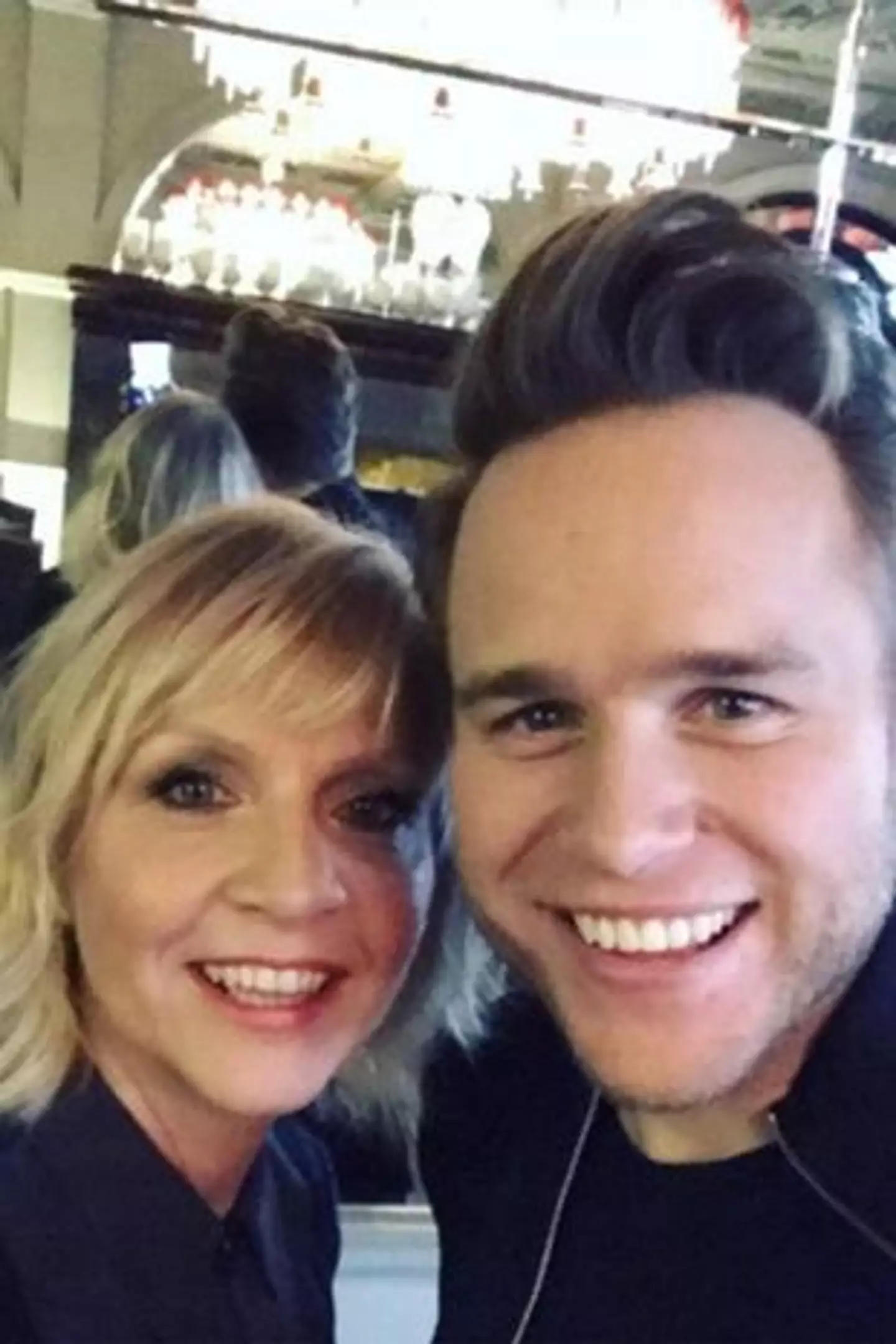 Olly is close with his mum Vicky.