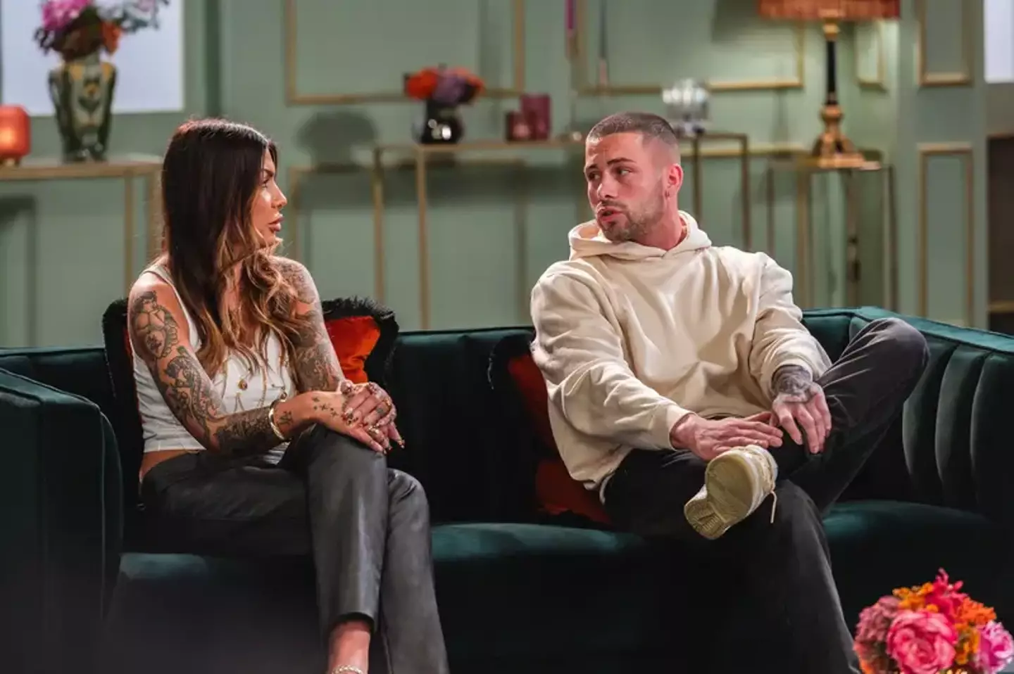 The pair did not go the distance during the show (Channel 4)